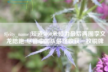 松滋短道5000米接力最后两圈李文龙陪跑-尽管中国队最终收获一枚铜牌
