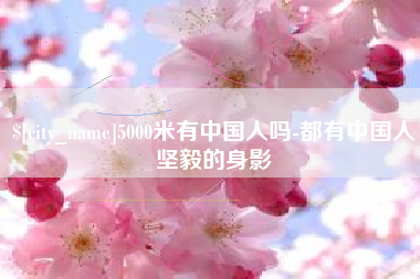 松滋5000米有中国人吗-都有中国人坚毅的身影