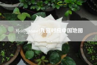 松滋九宫对应中国地图