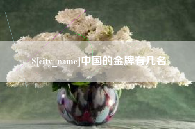 松滋中国的金牌有几名