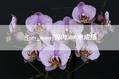 松滋国内5000米成绩