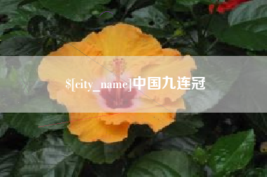 松滋中国九连冠