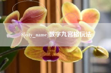 松滋数字九宫格玩法