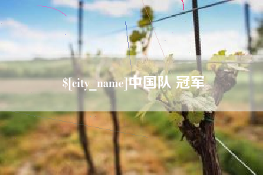 松滋中国队 冠军