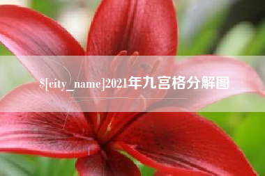 松滋2021年九宫格分解图