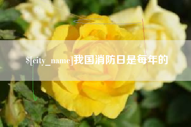 松滋我国消防日是每年的