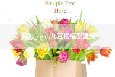 松滋九宫格模型建筑