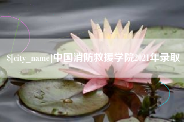 松滋中国消防救援学院2021年录取