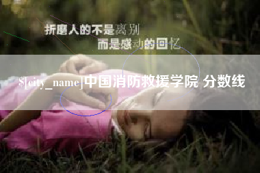 松滋中国消防救援学院 分数线