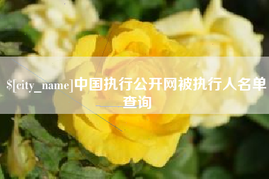 松滋中国执行公开网被执行人名单查询