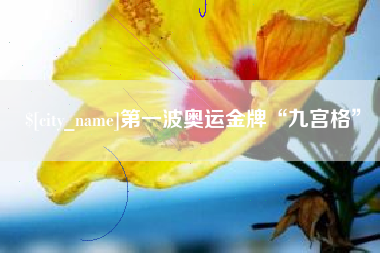 松滋第一波奥运金牌“九宫格”