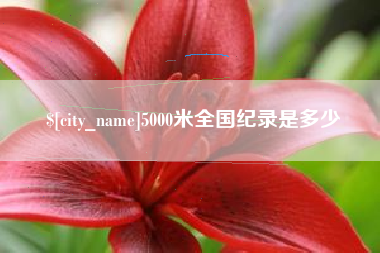 松滋5000米全国纪录是多少