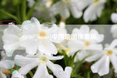 松滋中国地图像素版