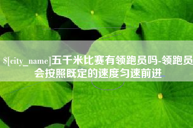 松滋五千米比赛有领跑员吗-领跑员会按照既定的速度匀速前进