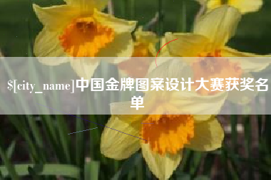 松滋中国金牌图案设计大赛获奖名单