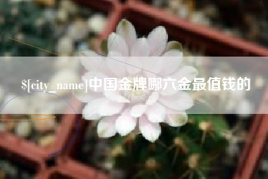 松滋中国金牌哪六金最值钱的