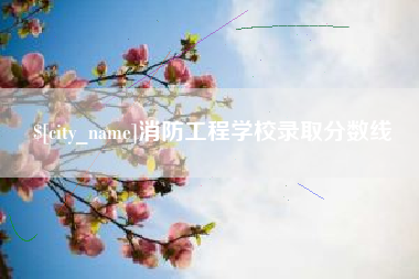 松滋消防工程学校录取分数线
