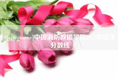 松滋中国消防救援学院2021年招生分数线