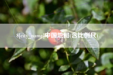 松滋中国地图(含比例尺)