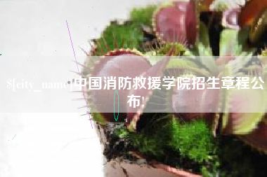 松滋中国消防救援学院招生章程公布!